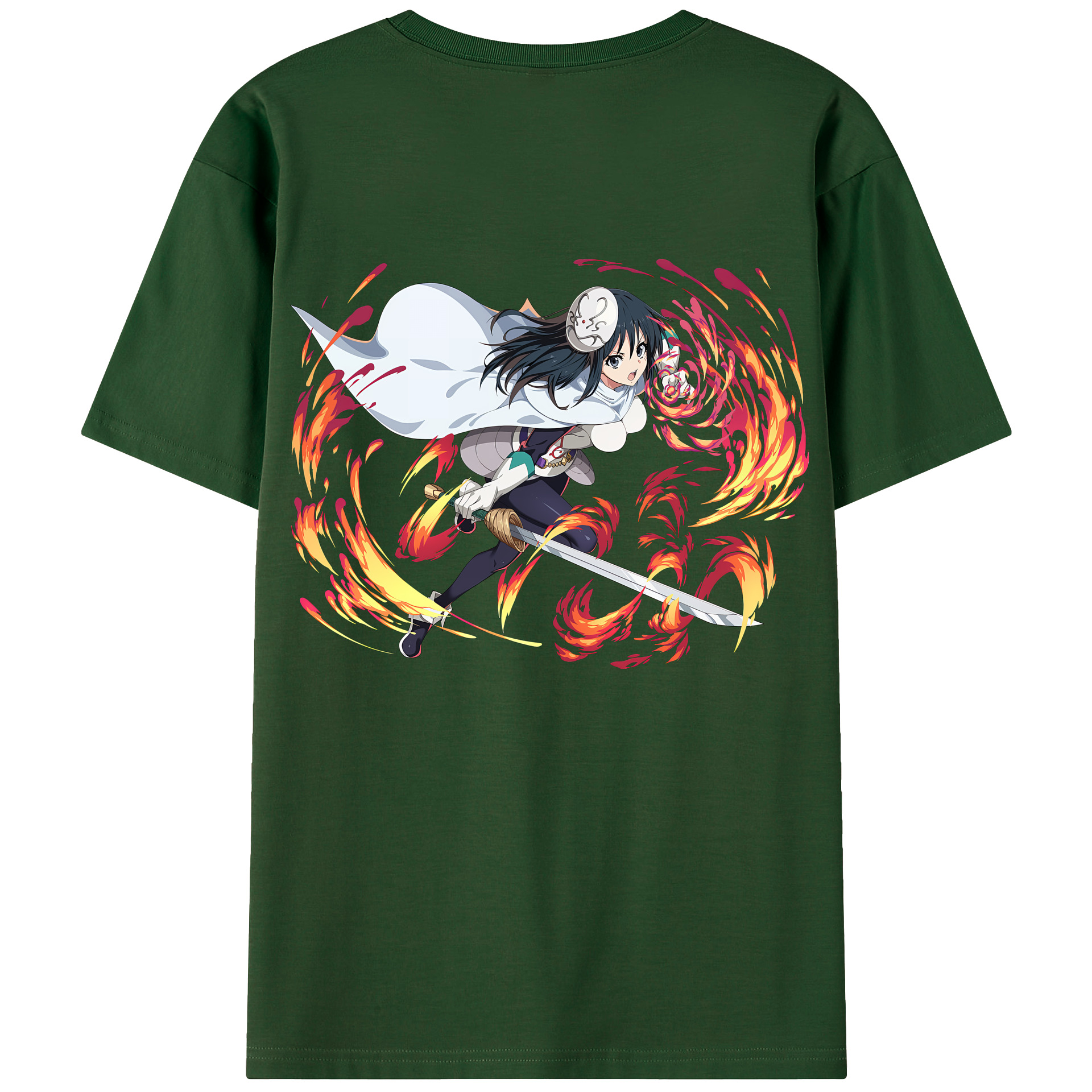（画像用） 転スラ Regarding Reincarnated to Slime 綿100％半袖Tシャツ（背面プリント）